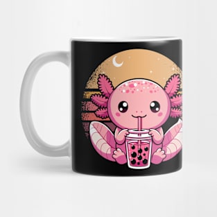 Axolotl Bubble Boba Tea Anime Cute Kawaii Axolotl Mug